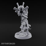 Fur Cuffs, No Flesh Skeleton Halberd Warrior