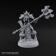 Fur Cuffs, No Flesh Skeleton Halberd Warrior