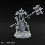 Fur Cuffs, No Flesh Skeleton Halberd Warrior