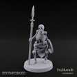 Shield Bearing Sentinel Skeleton Warrior Miniature for Dungeons and Dragons, Pathfinder or other TTRPGs
