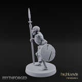 Shield Bearing Sentinel Skeleton Warrior Miniature for Dungeons and Dragons, Pathfinder or other TTRPGs