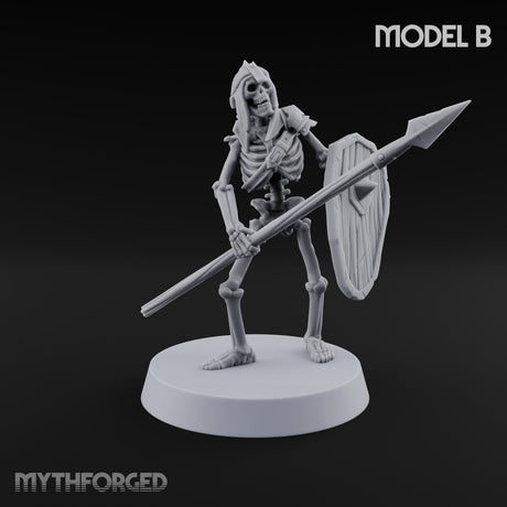 Long Dead, Still Enlisted Skeleton Warrior B