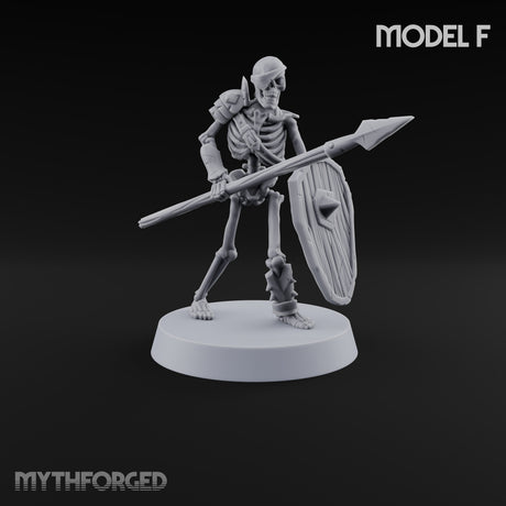 Long Dead, Still Enlisted Skeleton Warrior F