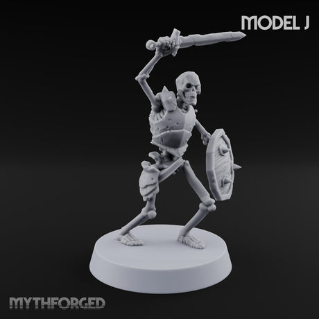 Long Dead, Still Enlisted Skeleton Warrior J