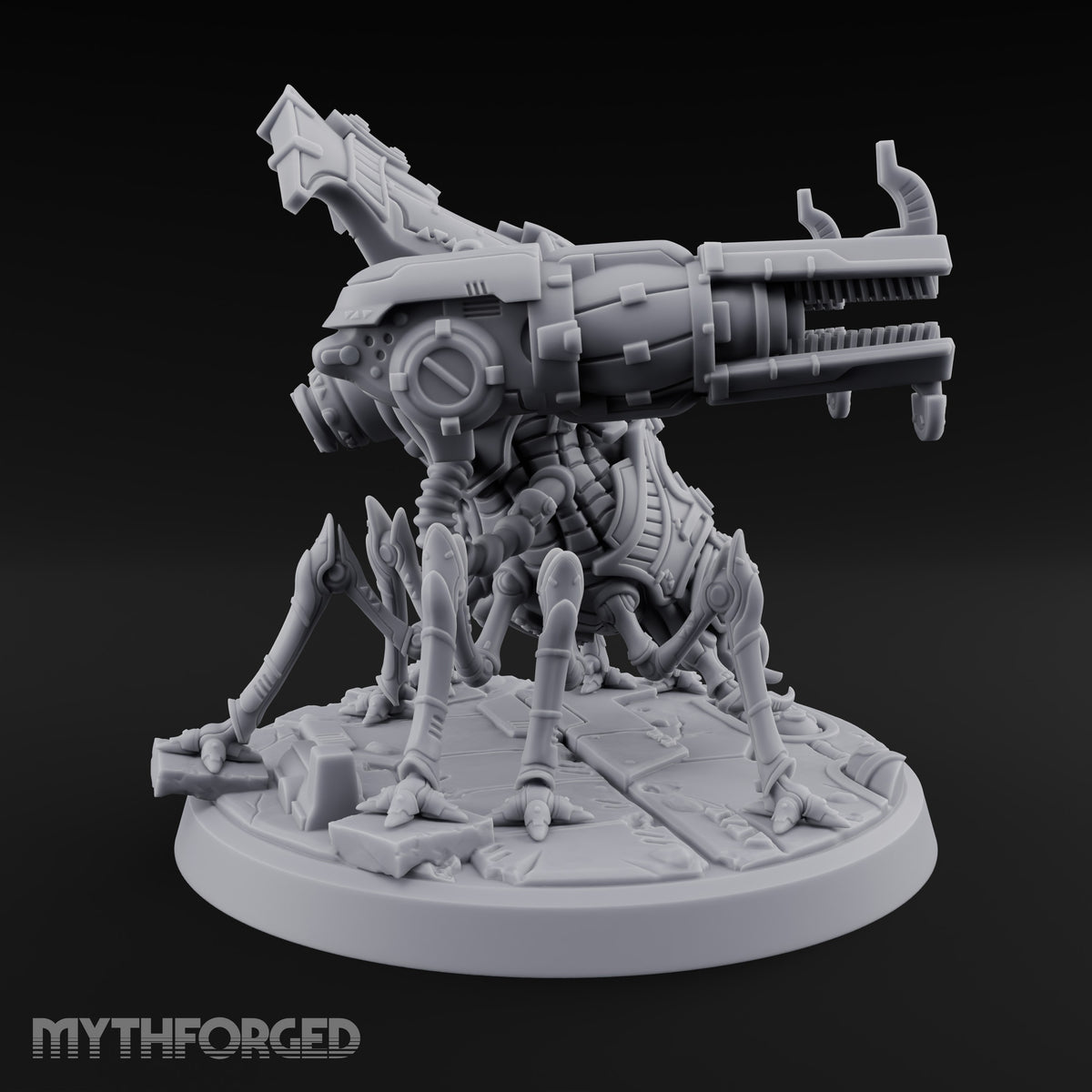 Folded Arms, Floating Guns Retriever Spider-Legged Constructs — A · B