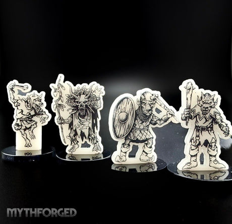 Skittering Kobold Warband Miniatures Miniature for Dungeons and Dragons, Pathfinder or other TTRPGs