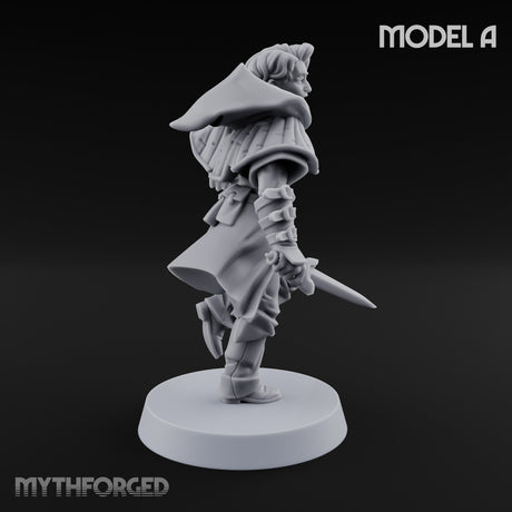 Skulking About Human Thief A Miniature for Dungeons and Dragons, Pathfinder or other TTRPGs
