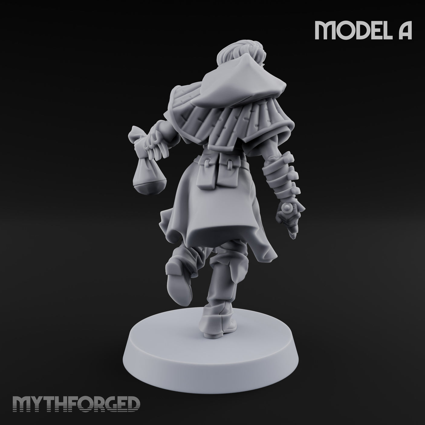 Skulking About Human Thief A Miniature for Dungeons and Dragons, Pathfinder or other TTRPGs