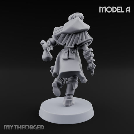 Skulking About Human Thief A Miniature for Dungeons and Dragons, Pathfinder or other TTRPGs
