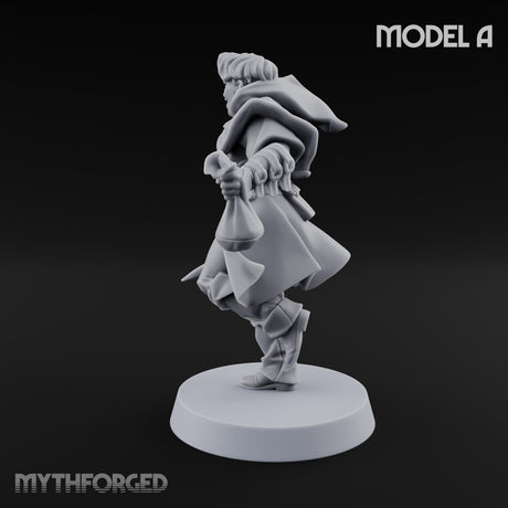 Skulking About Human Thief A Miniature for Dungeons and Dragons, Pathfinder or other TTRPGs