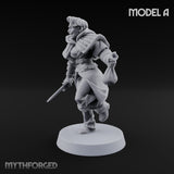 Skulking About Human Thief A Miniature for Dungeons and Dragons, Pathfinder or other TTRPGs