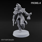 Skulking About Human Thief A Miniature for Dungeons and Dragons, Pathfinder or other TTRPGs