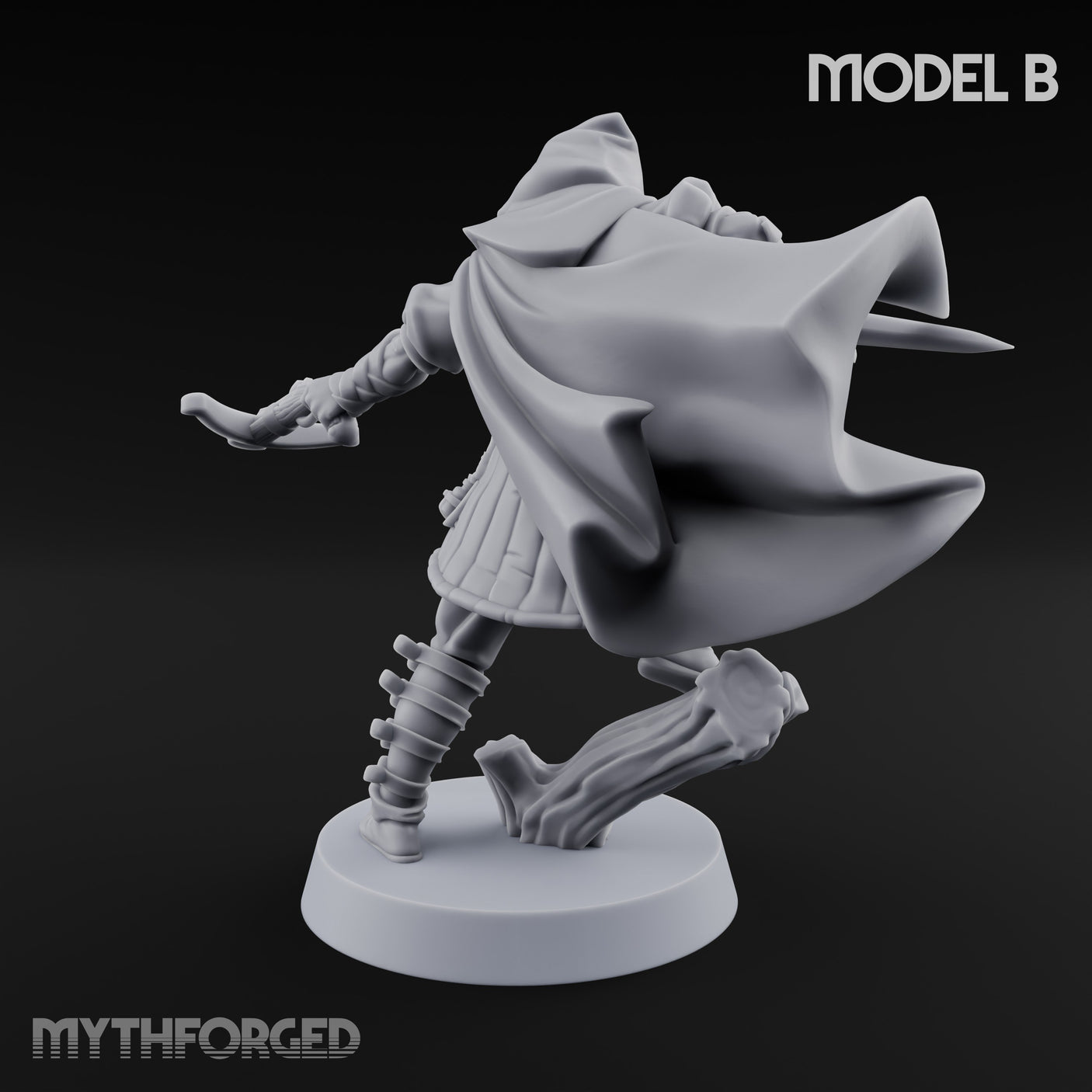 Skulking About Human Thief B Miniature for Dungeons and Dragons, Pathfinder or other TTRPGs