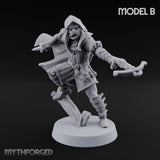 Skulking About Human Thief B Miniature for Dungeons and Dragons, Pathfinder or other TTRPGs