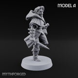 Skulking About Human Thieves Miniature for Dungeons and Dragons, Pathfinder or other TTRPGs