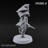 Skulking About Human Thieves Miniature for Dungeons and Dragons, Pathfinder or other TTRPGs