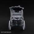 Skull-Adorned Shroud-Filled Decrepit Funeral Carriage Miniature for Dungeons and Dragons, Pathfinder or other TTRPGs