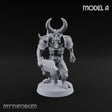 Skull Bearing Demon Warrior A Miniature for Dungeons and Dragons, Pathfinder or other TTRPGs