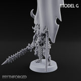 Skull Bearing Demon Warrior G Miniature for Dungeons and Dragons, Pathfinder or other TTRPGs