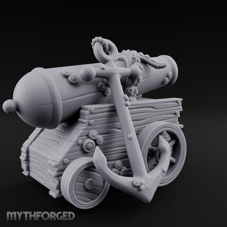 Skull-Bolted Tentacle-Gripped Pirate Cannon gallery 4