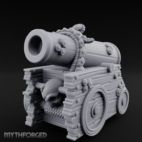Skull-Bolted Tentacle-Gripped Pirate Cannon gallery 8
