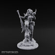 Skull Clutching Axe Bearing Shaman Miniature for Dungeons and Dragons, Pathfinder or other TTRPGs