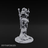 Skull Clutching Axe Bearing Shaman Miniature for Dungeons and Dragons, Pathfinder or other TTRPGs