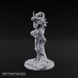 Skull Clutching Axe Bearing Shaman Miniature for Dungeons and Dragons, Pathfinder or other TTRPGs
