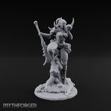 Skull Clutching Axe Bearing Shaman Miniature for Dungeons and Dragons, Pathfinder or other TTRPGs