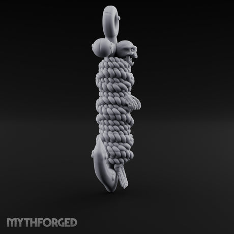 Skull-Faced Rope-Bound Undead Ship Anchor Miniature for Dungeons and Dragons, Pathfinder or other TTRPGs