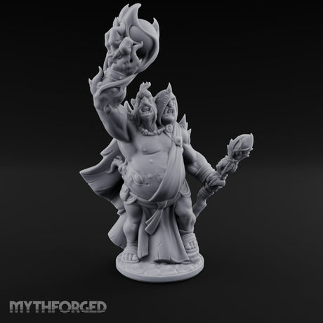 Skull Flame Raising Ettin Shaman gallery 1