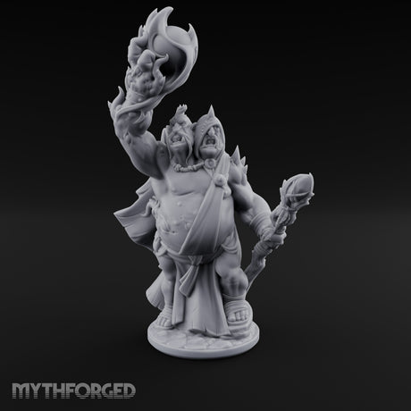 Skull Flame Raising Ettin Shaman gallery 9