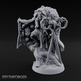 Skull Key Clutching Hag Witch Miniature for Dungeons and Dragons, Pathfinder or other TTRPGs