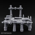 Skull-Mounted Rope-Lashed Tribal Offering Pit Altar Miniature for Dungeons and Dragons, Pathfinder or other TTRPGs