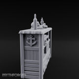 Skull-Rested Scroll-Cluttered Pirate Scholar's Bookcase gallery 3