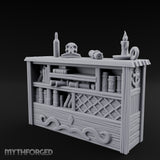 Skull-Rested Scroll-Cluttered Pirate Scholar's Bookcase gallery 8