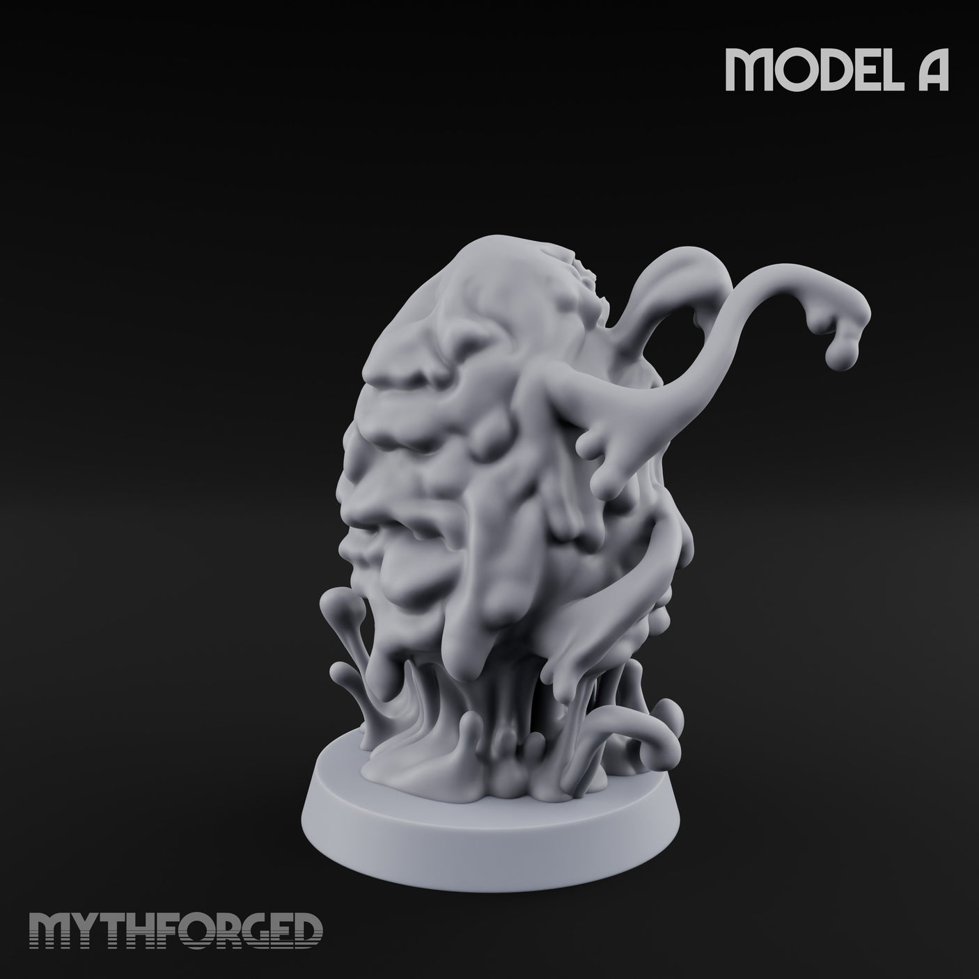 Skull Seeping Oblex Horror A Miniature for Dungeons and Dragons, Pathfinder or other TTRPGs