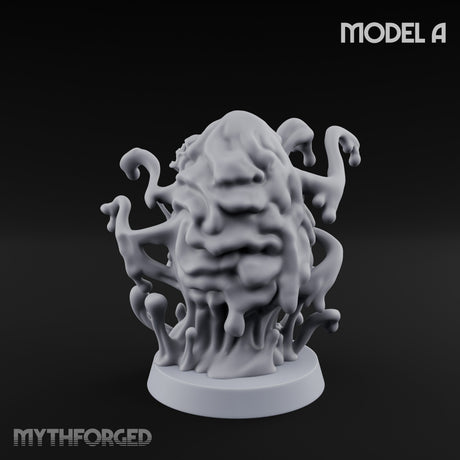 Skull Seeping Oblex Horror A Miniature for Dungeons and Dragons, Pathfinder or other TTRPGs