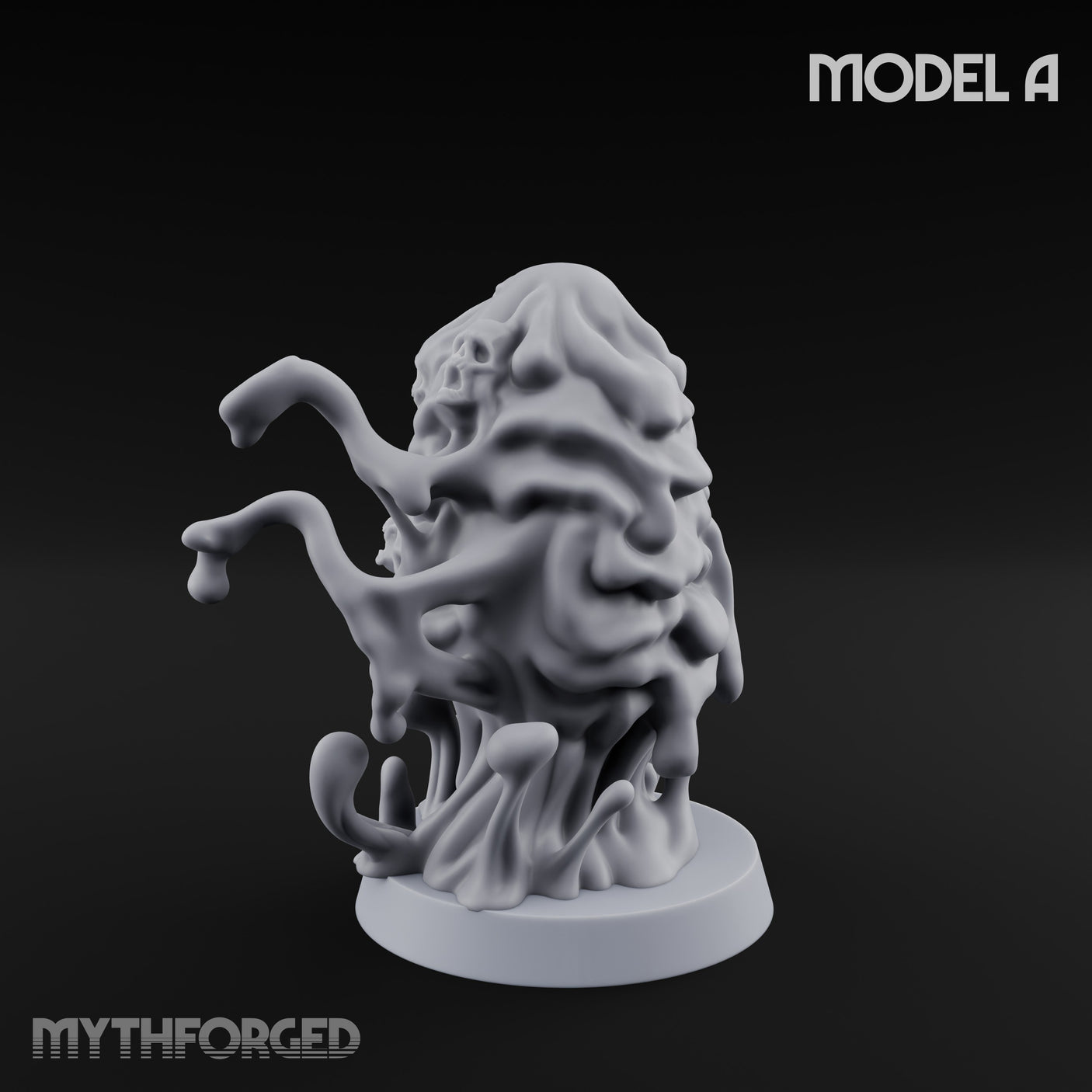 Skull Seeping Oblex Horror A Miniature for Dungeons and Dragons, Pathfinder or other TTRPGs