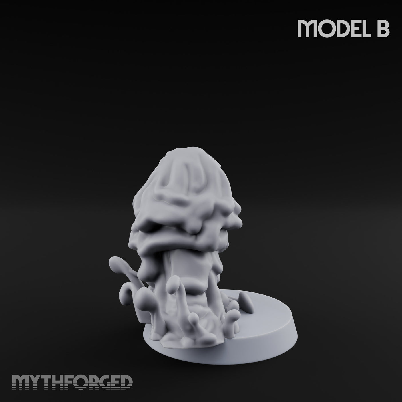 Skull Seeping Oblex Horror B Miniature for Dungeons and Dragons, Pathfinder or other TTRPGs