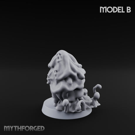 Skull Seeping Oblex Horror B Miniature for Dungeons and Dragons, Pathfinder or other TTRPGs
