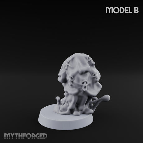 Skull Seeping Oblex Horror B Miniature for Dungeons and Dragons, Pathfinder or other TTRPGs