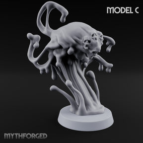 Skull Seeping Oblex Horror C Miniature for Dungeons and Dragons, Pathfinder or other TTRPGs