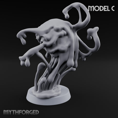Skull Seeping Oblex Horror C Miniature for Dungeons and Dragons, Pathfinder or other TTRPGs