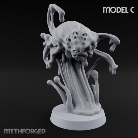 Skull Seeping Oblex Horror C Miniature for Dungeons and Dragons, Pathfinder or other TTRPGs