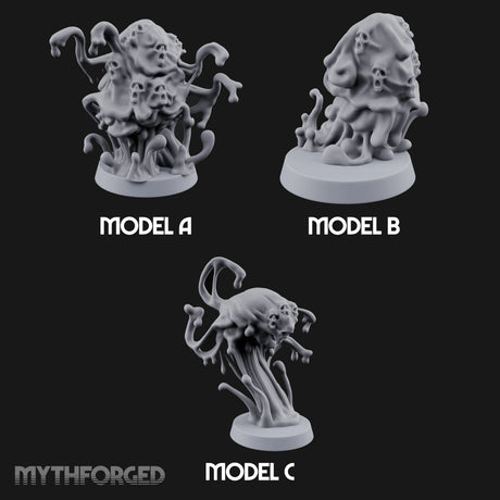 Skull Seeping Oblex Horrors Miniature for Dungeons and Dragons, Pathfinder or other TTRPGs