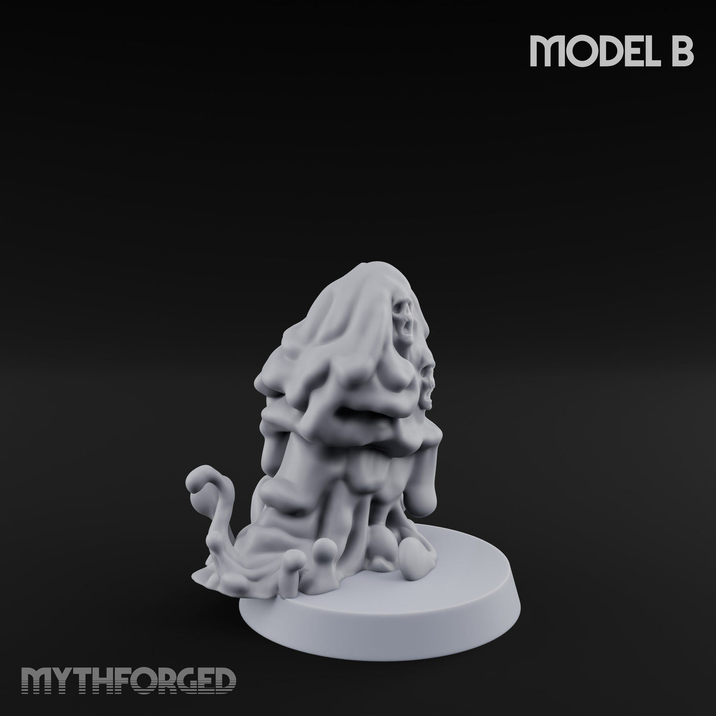Skull Seeping Oblex Horrors Miniature for Dungeons and Dragons, Pathfinder or other TTRPGs