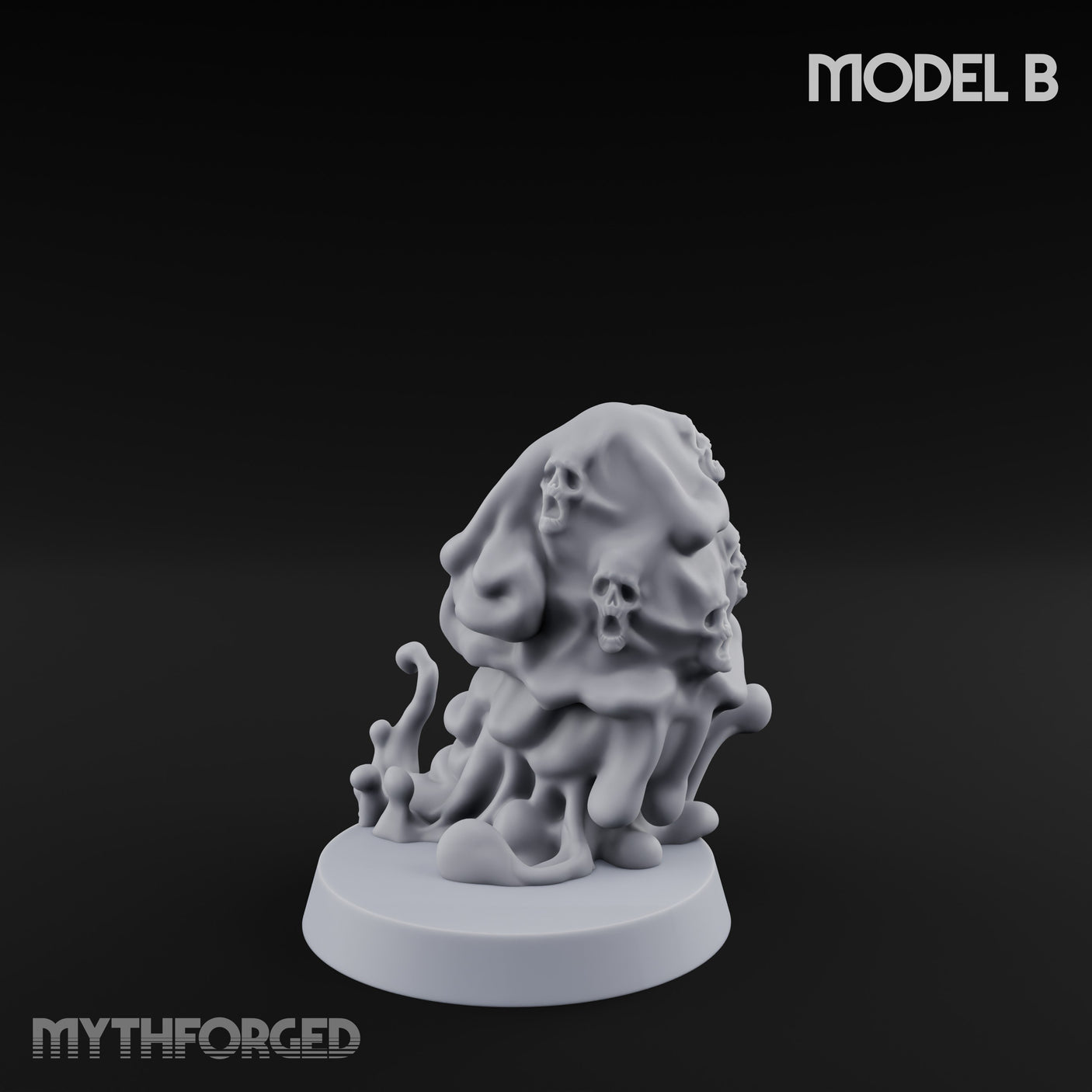 Skull Seeping Oblex Horrors Miniature for Dungeons and Dragons, Pathfinder or other TTRPGs