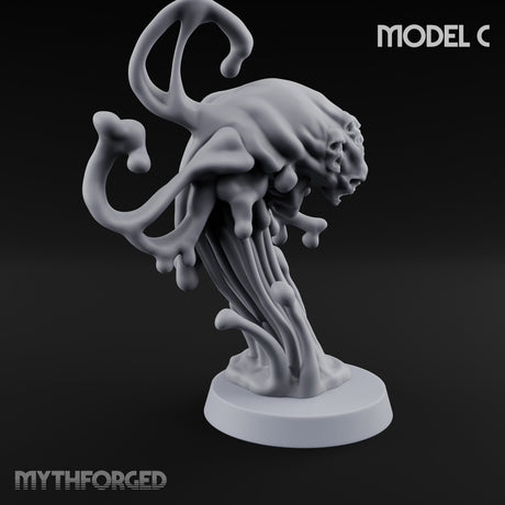 Skull Seeping Oblex Horrors Miniature for Dungeons and Dragons, Pathfinder or other TTRPGs