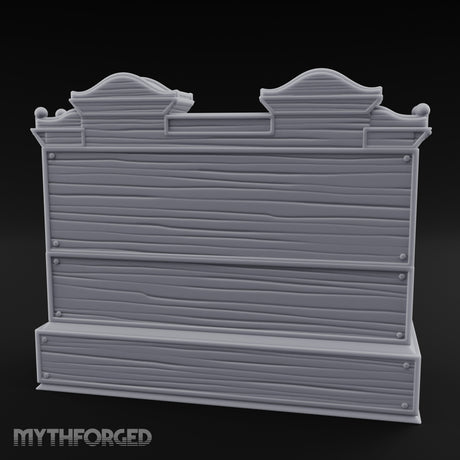 Skull-Shelved Drawer-Banked Scholar's Grand Library Cabinet Miniature for Dungeons and Dragons, Pathfinder or other TTRPGs
